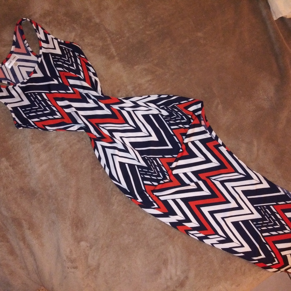 Long stripped dress